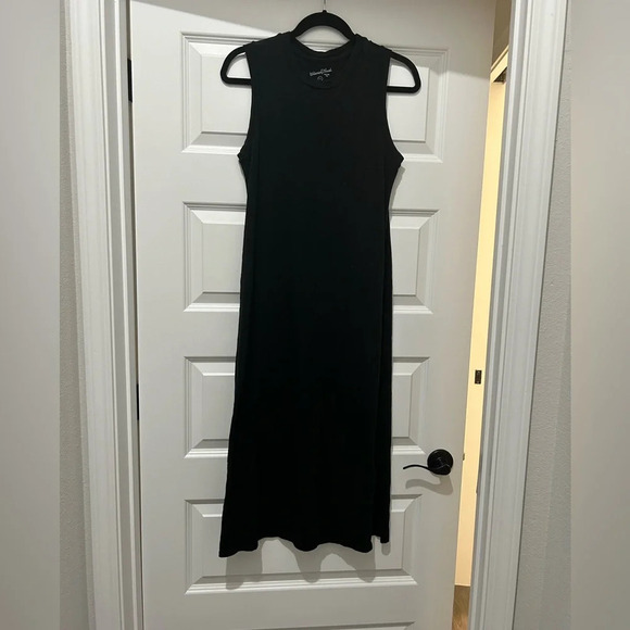 Universal thread black cotton dress - Picture 1 of 5